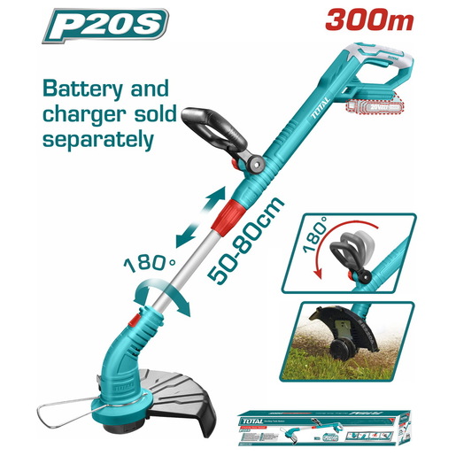 TOTAL Akumulatorski trimer za travu TGTLI20018