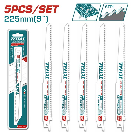 TOTAL Listovi za lisičarku za drvo sa ekserima TRSB1111DF