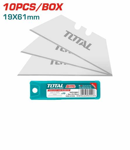 TOTAL Set od 10kom nožića za Skalpel 19x61mm THT519001