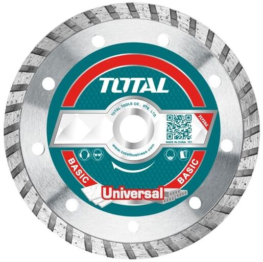 TOTAL Univerzalna turbo dijamantska rezna ploča 230mm suvo/mokro TAC2132303M