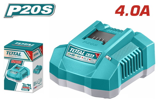 TOTAL Brzi inteligentni punjač,P20,4,0Ah TFCLI20411E