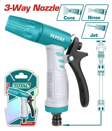 TOTAL Mlaznica pištolj plastična THWS010301