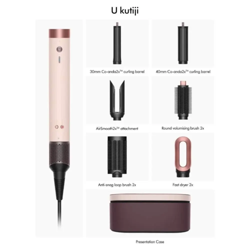 Dyson Airwrap Co-anda2x Ceramic Pink/Rose Gold Stajler 598757