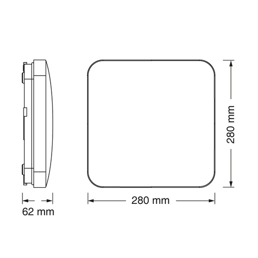Osram led plafonjera sa senzorom 18w 6500k ip20 4099854648588e