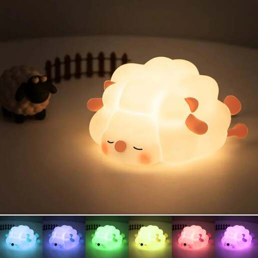 Višebojno noćno svetlo "ovca" 17305-5888