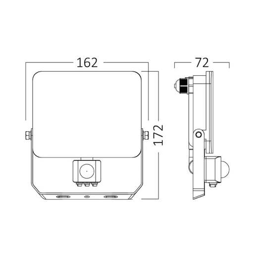 Braytron cct led reflektor sa pir senzorom 30w Bt60-63080