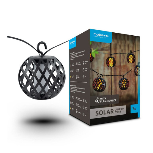 Solarni led niz 4.8 m, 7 lampiona Ml-ds018