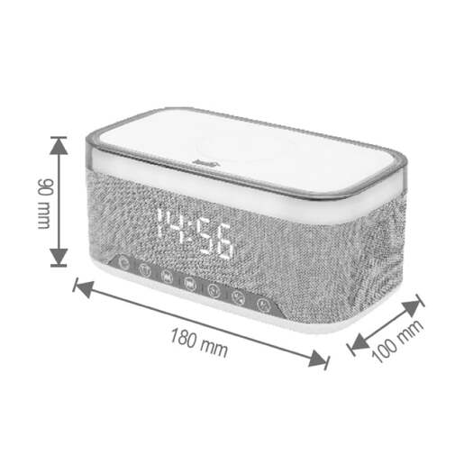 Sat sa bt zvučnikom i beskontaktnim punjačem Ltcr06