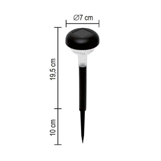 Solarna baštenska kolor lampa Mx761