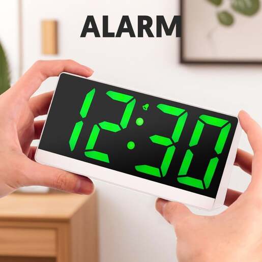 Digitalni budilnik beli 18429-5985wh