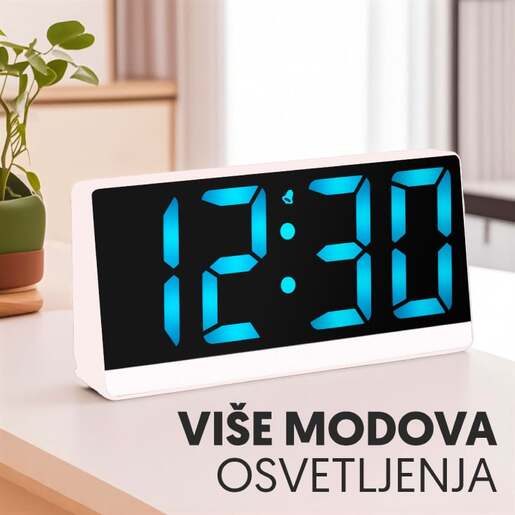 Digitalni budilnik beli 18429-5985wh