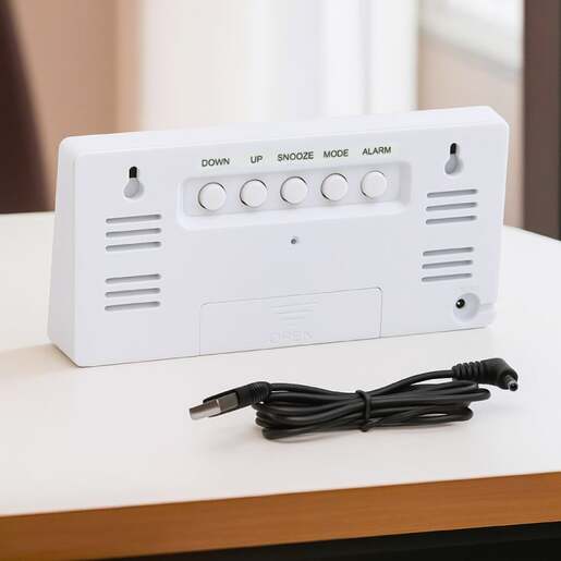 Digitalni budilnik beli 18429-5985wh