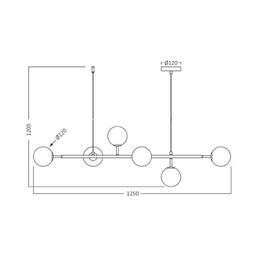 Braytron crna visilica 6xg9 Bv01-00121