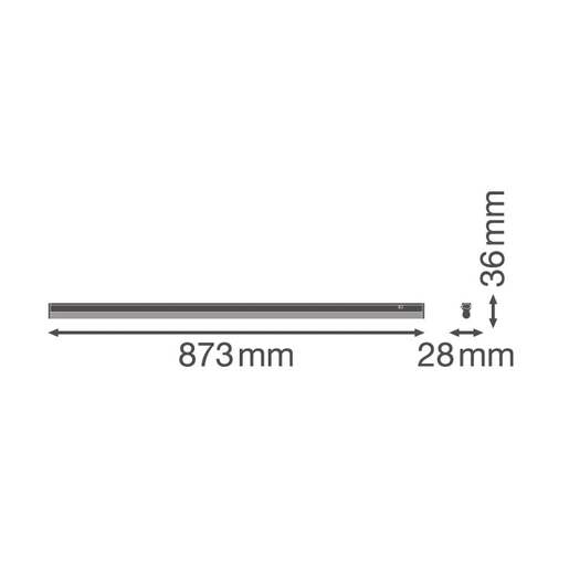 Led strela 87cm 12w ledvance 4058075106192e