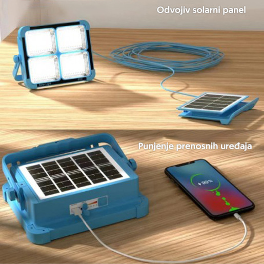 Prenosni punjivi led reflektor 100w Yw13501-3341