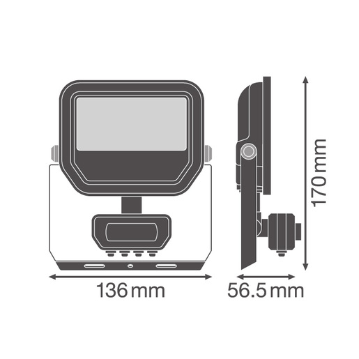 Ledvance led reflektor sa pir senzorom 8w 4099854306785e