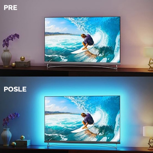 Set rgb led traka 5m Ltk5050/30rgb-rc/5