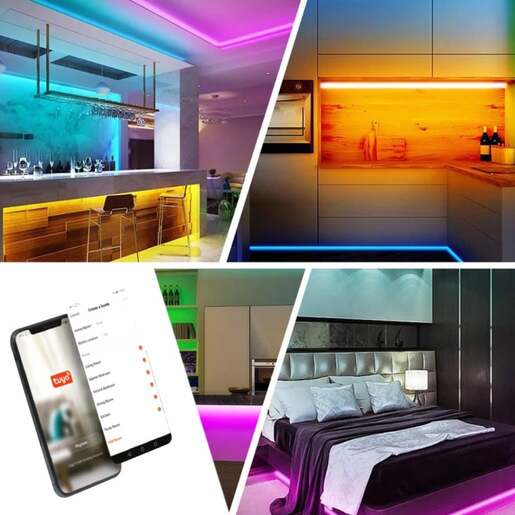 Set smart rgb led traka 3m Ltk5050/30rgb-wf/3