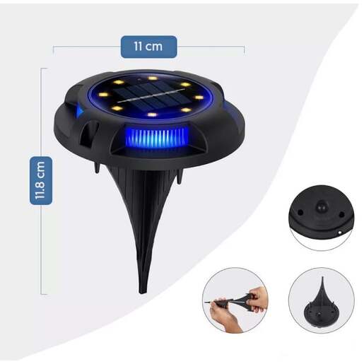 Solarna baštenska lampa - 4 kom. 20485-5705