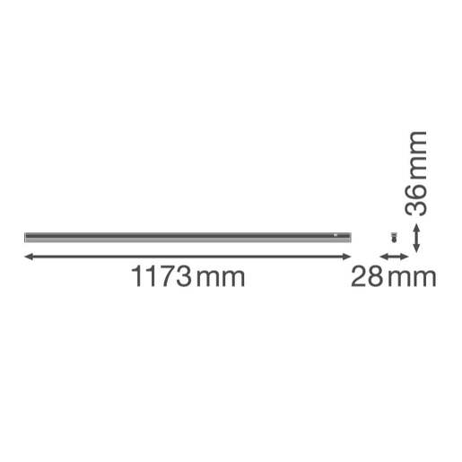Led strela 117cm 14w ledvance 4058075106178e