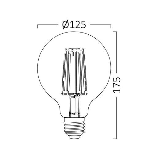 Led filament sijalica 2200k 6w braytron Bb48-00620