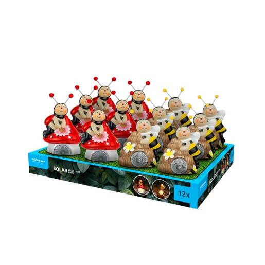 Solarna baštenska lampa u više oblika Ml-ds015