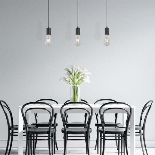 Braytron crna visilica 3xe27 Bv04-00062