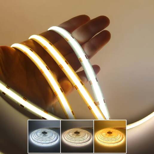 Cct cob led traka 608 led/m ip20 Ltrcob/608cct-12e