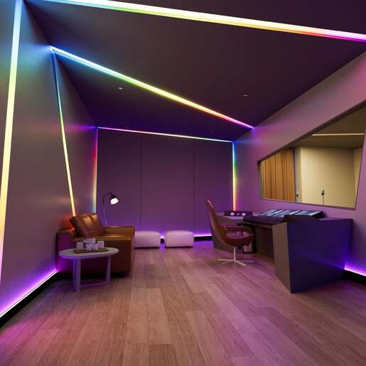 Rgb pixel cob led traka 432 led/m ws2811f ip20 12v Ltrcob/432rgbpix-12e