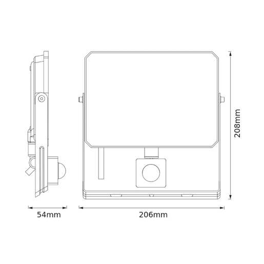 Osram led reflektor sa pir senzorom 50w 4000k 4099854489822e