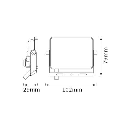 Osram led reflektor 10w 6500k 4099854489402e