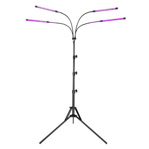 Četvorostruka lampa za biljke 16w Lb-trip-04/rb