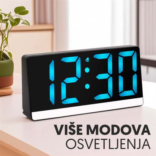 Digitalni budilnik crni 18429-5985bk