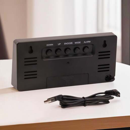 Digitalni budilnik crni 18429-5985bk