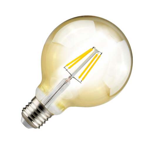 Led filament sijalica dimabilna toplo bela 6w Ls-g80fda-ww-e27/6