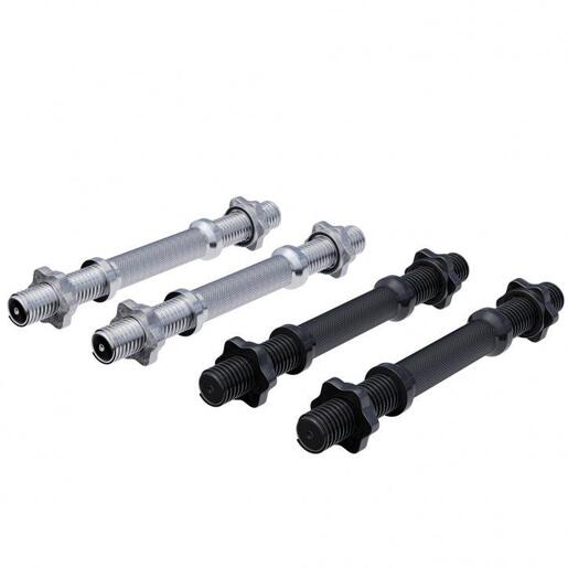 Gorilla sports Šipka za bučice set 35 cm sa zvezdastim osiguračima crna