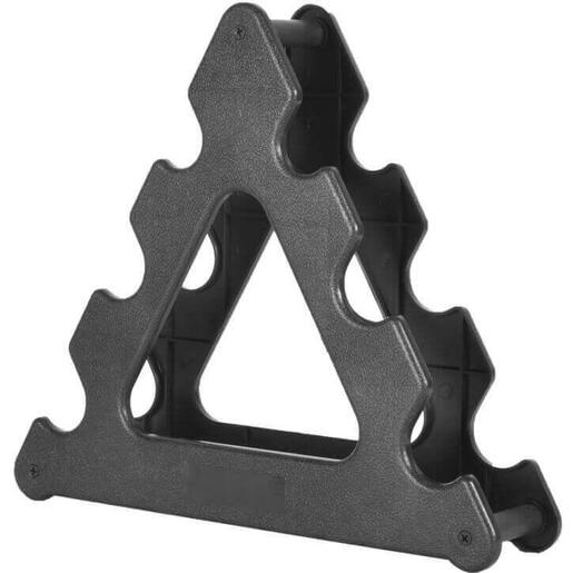 Gorilla sports Stalak za aerobik bučice crni