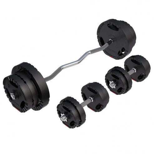 Gorilla sports Ez-set tegova plastični 70 kg