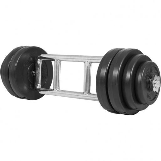 Gorilla sports Trizeps set tegova plastični 35 kg
