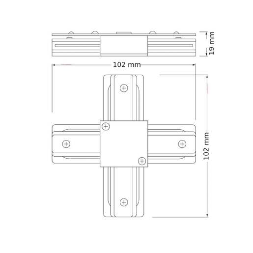 Osram crna x spojnica za monofaznu šinu 4099854599316e