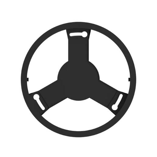 Crni nosač za ugradni led panel 18w 4099854561948e