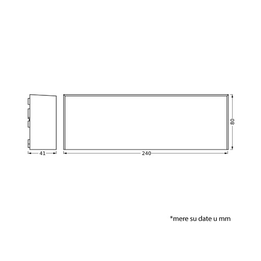 Ledvance zidna led lampa 7w 4099854217401e