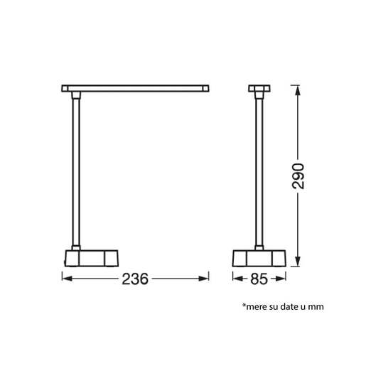 Ledvance stona led lampa 5.2w 4058075747869e