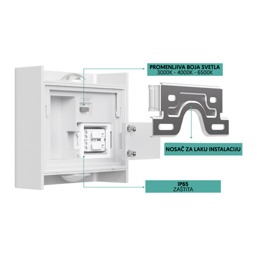 Braytron zidna cct led lampa 2x1w Bg38-03180