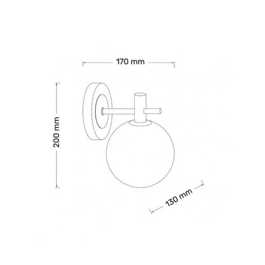 Zidna lampa 1xg9 Talia3