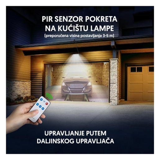 Solarni led reflektor-lampa sa pir senzorom Lrfsl03
