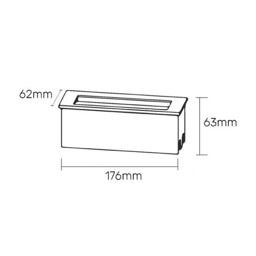 Ugradna zidna led lampa 6.8w Jm-046