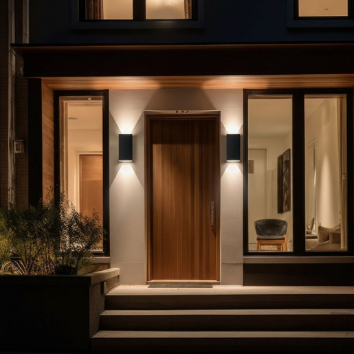 Braytron siva zidna lampa 2xgu10 Bg32-00422