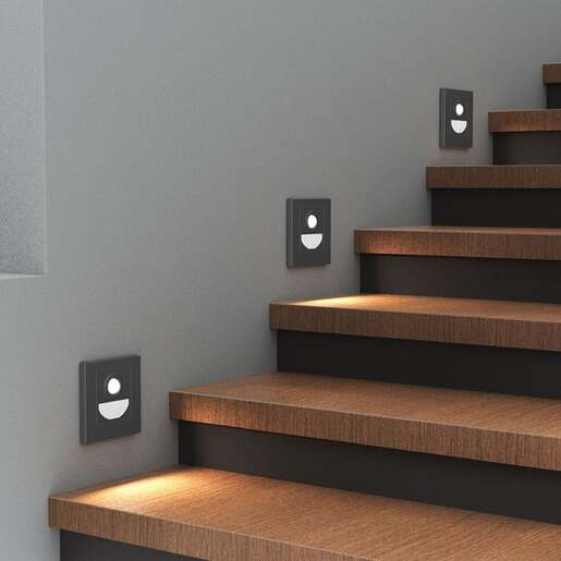 Braytron siva zidna led lampa 1.5w Bh07-00382