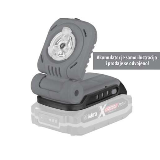 Iskra x-cross akumulatorska radna lampa 3w Ix-fl07